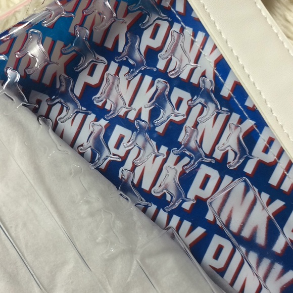 Victoria's Secret pink Americana makeup bag pouch - Picture 3 of 4